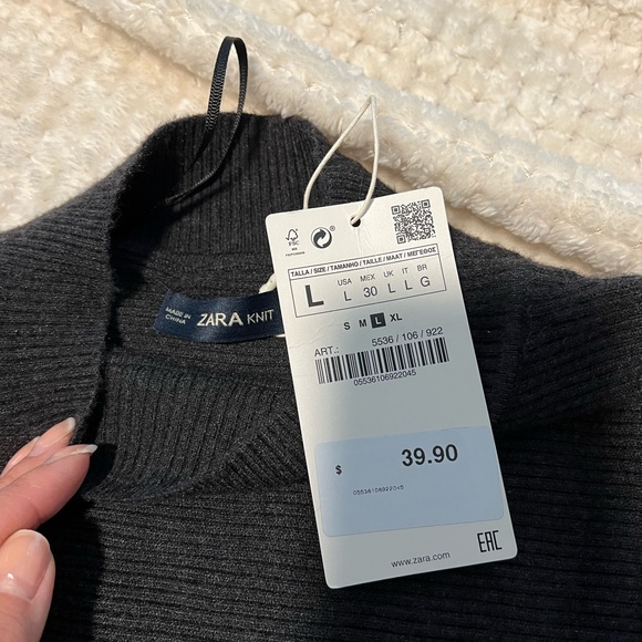 Black Knit Sweater - Picture 3 of 3